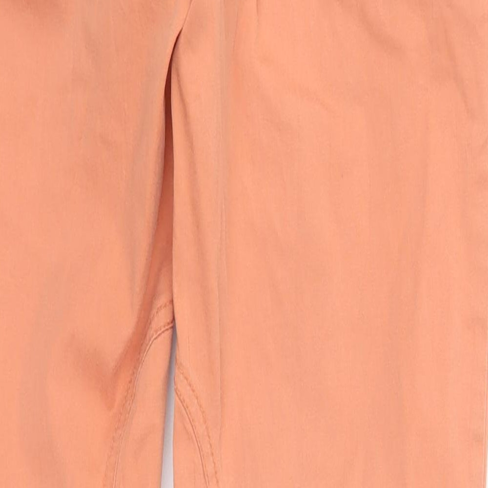 Royal Chicks Womens Orange   Trousers  Size S L28 in