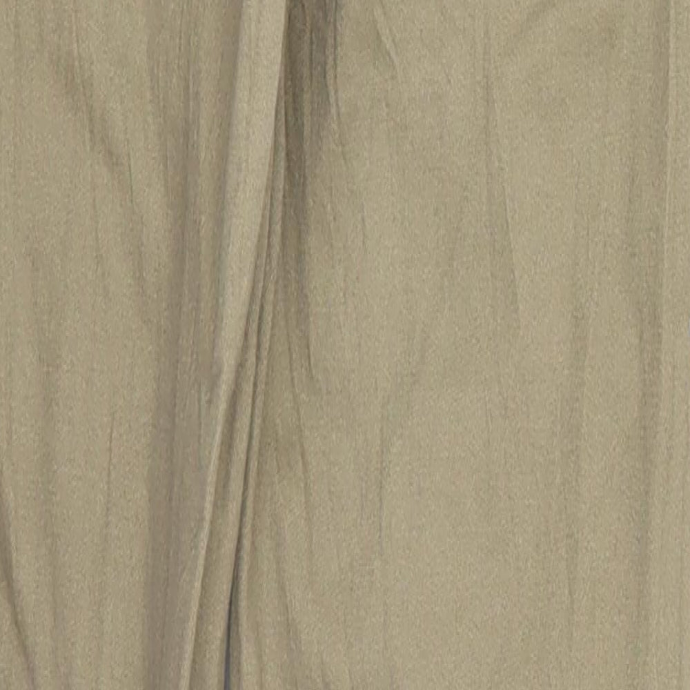 Pieces Womens Beige   Trousers  Size 27 in L29.5 in
