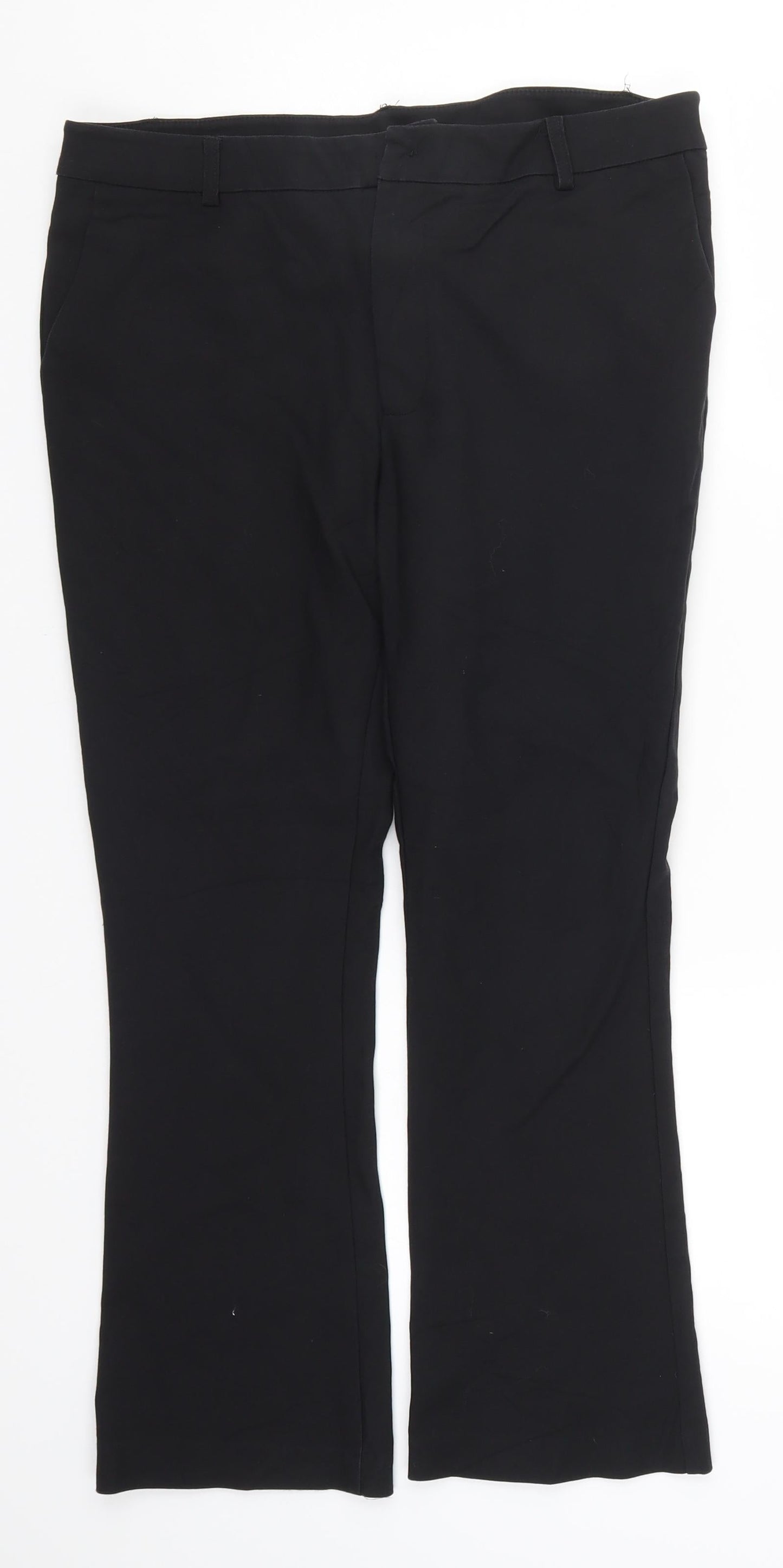 Neo Noir Womens Black   Trousers  Size M L26 in