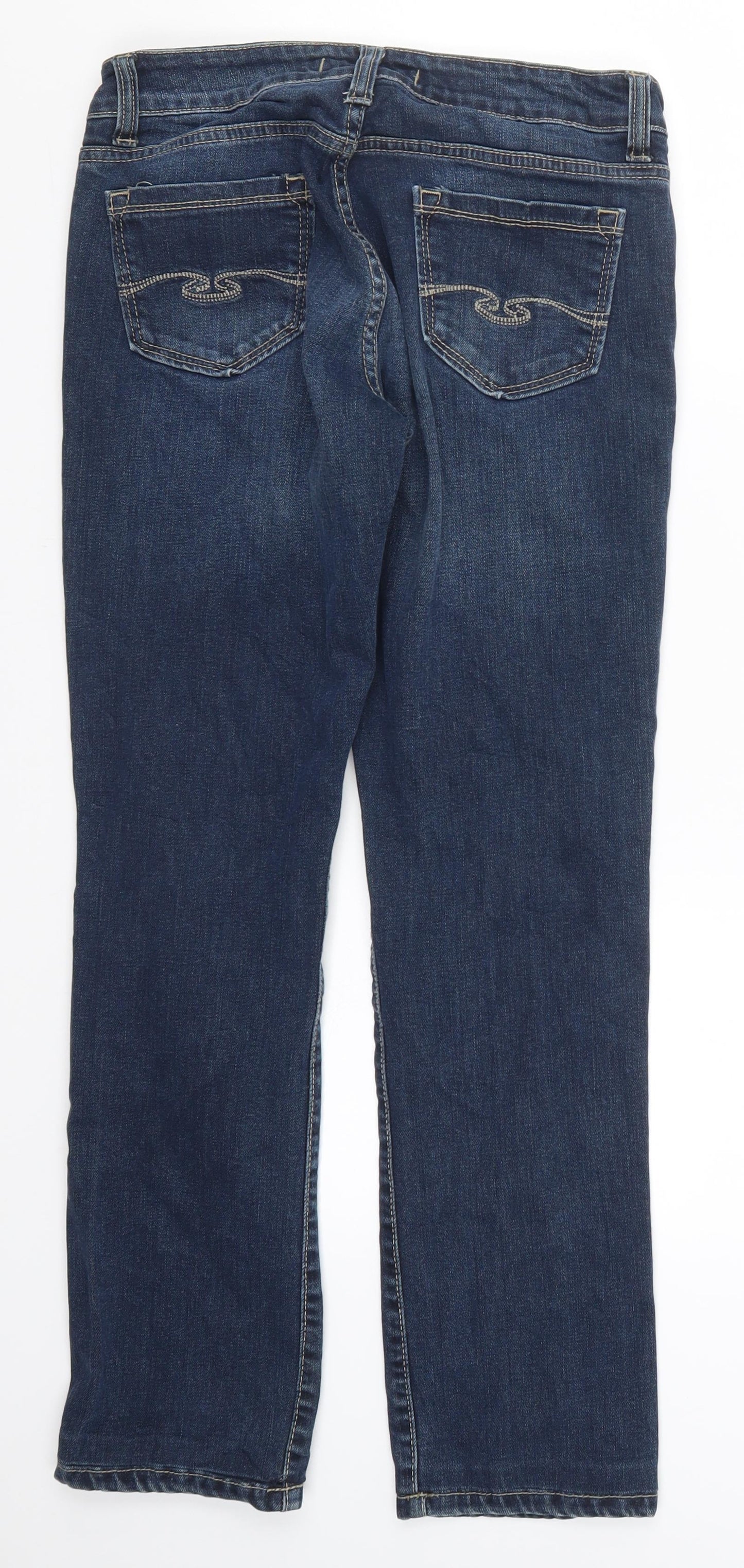 Denim Studio Womens Blue  Denim Straight Jeans Size 30 in L29 in