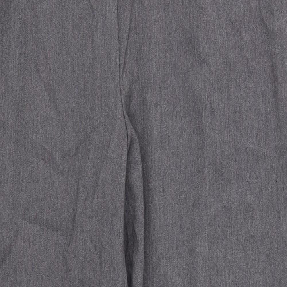 Perrugi Womens Grey   Trousers  Size 14 L27 in
