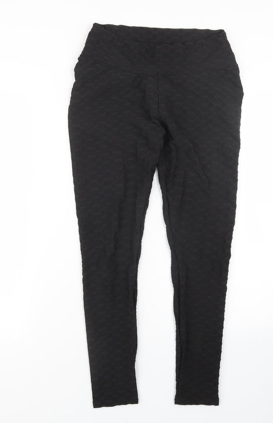 Preworn Womens Black   Trousers  Size L L25.5 in