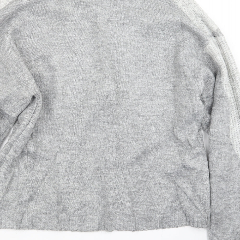Primark Womens Grey  Knit Pullover Jumper Size 10