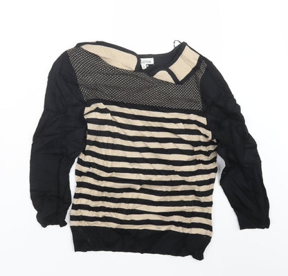 Debenhams Womens Black   Pullover Jumper Size 8