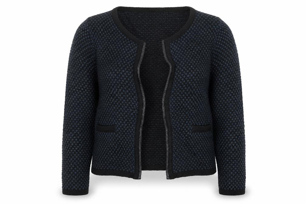 La Redoute Womens Black  Knit Cardigan Jumper Size 10