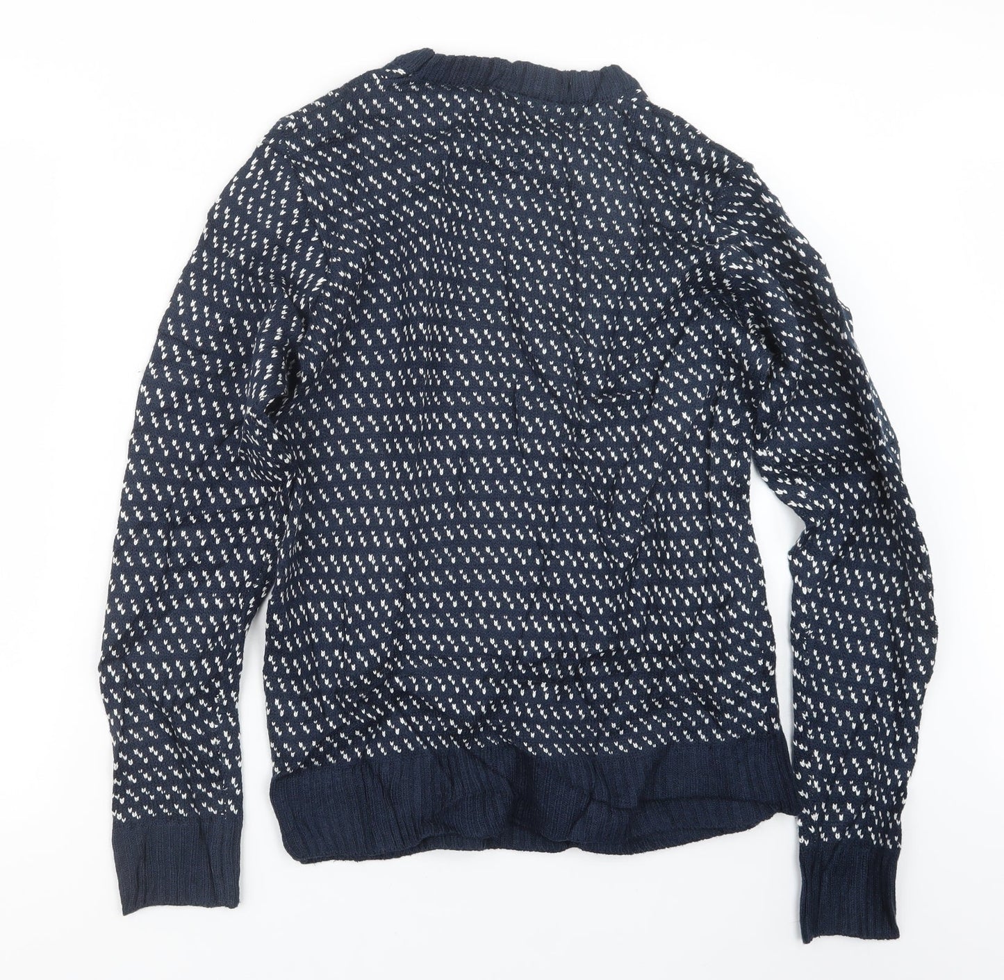 Another Influence Mens Blue  Knit Pullover Jumper Size M