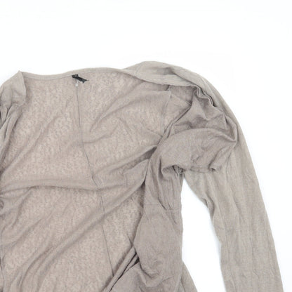 Marks & Spencer Womens Brown   Cardigan Jumper Size 12