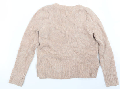 Oasis Womens Pink  Knit Pullover Jumper Size XS
