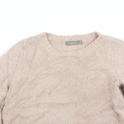 Oasis Womens Pink  Knit Pullover Jumper Size XS