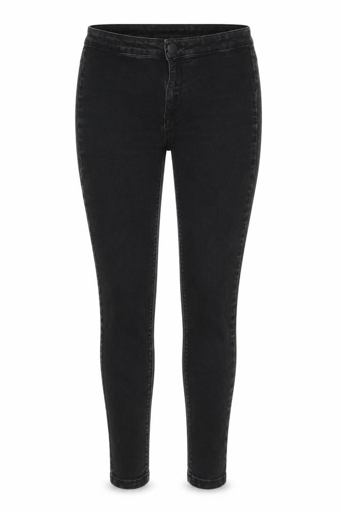 Dorothy Perkins Womens Black  Denim Jegging Leggings Size 10 L25 in