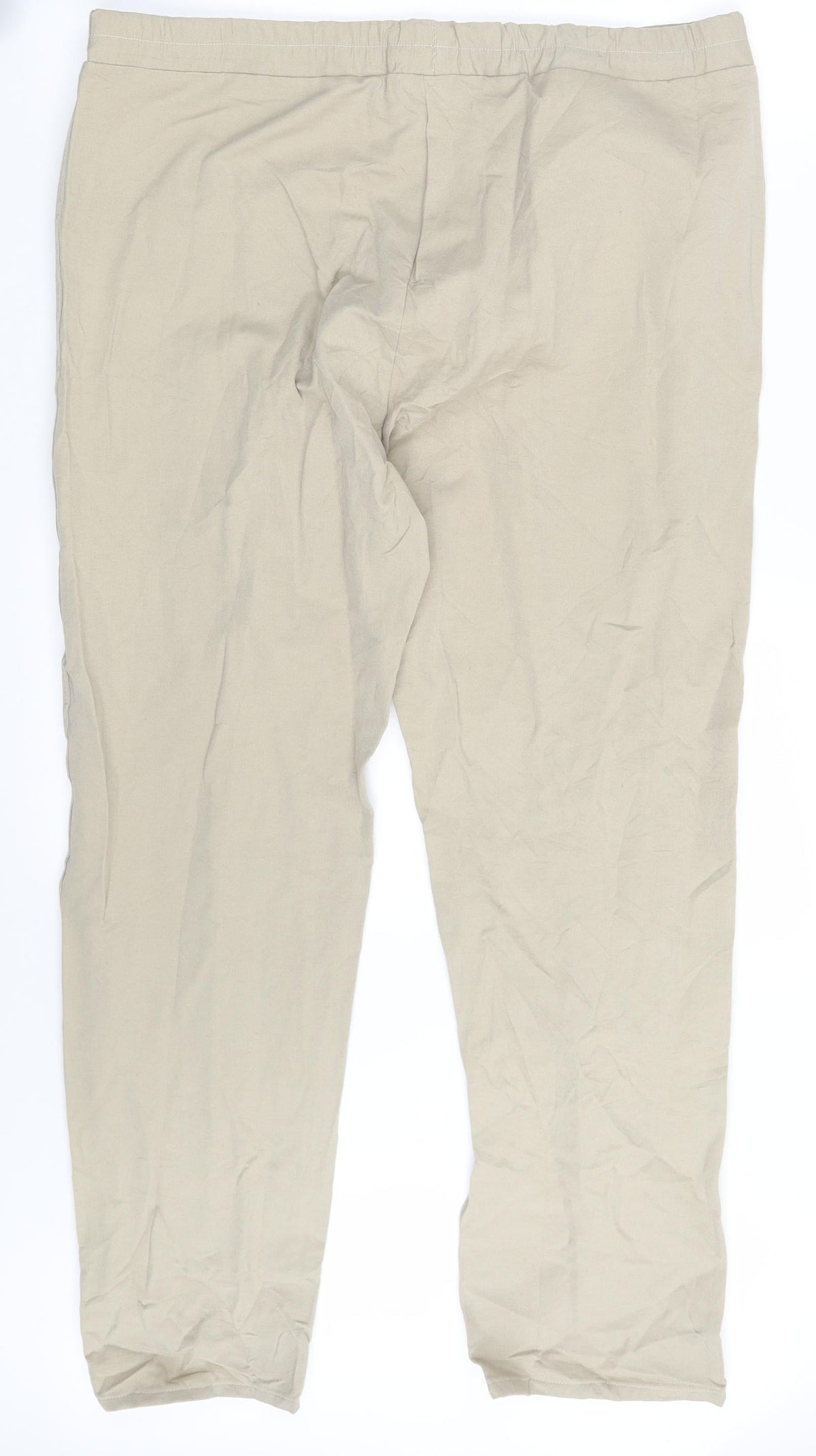 Preworn Womens Beige  Denim Jegging Leggings One Size L28 in