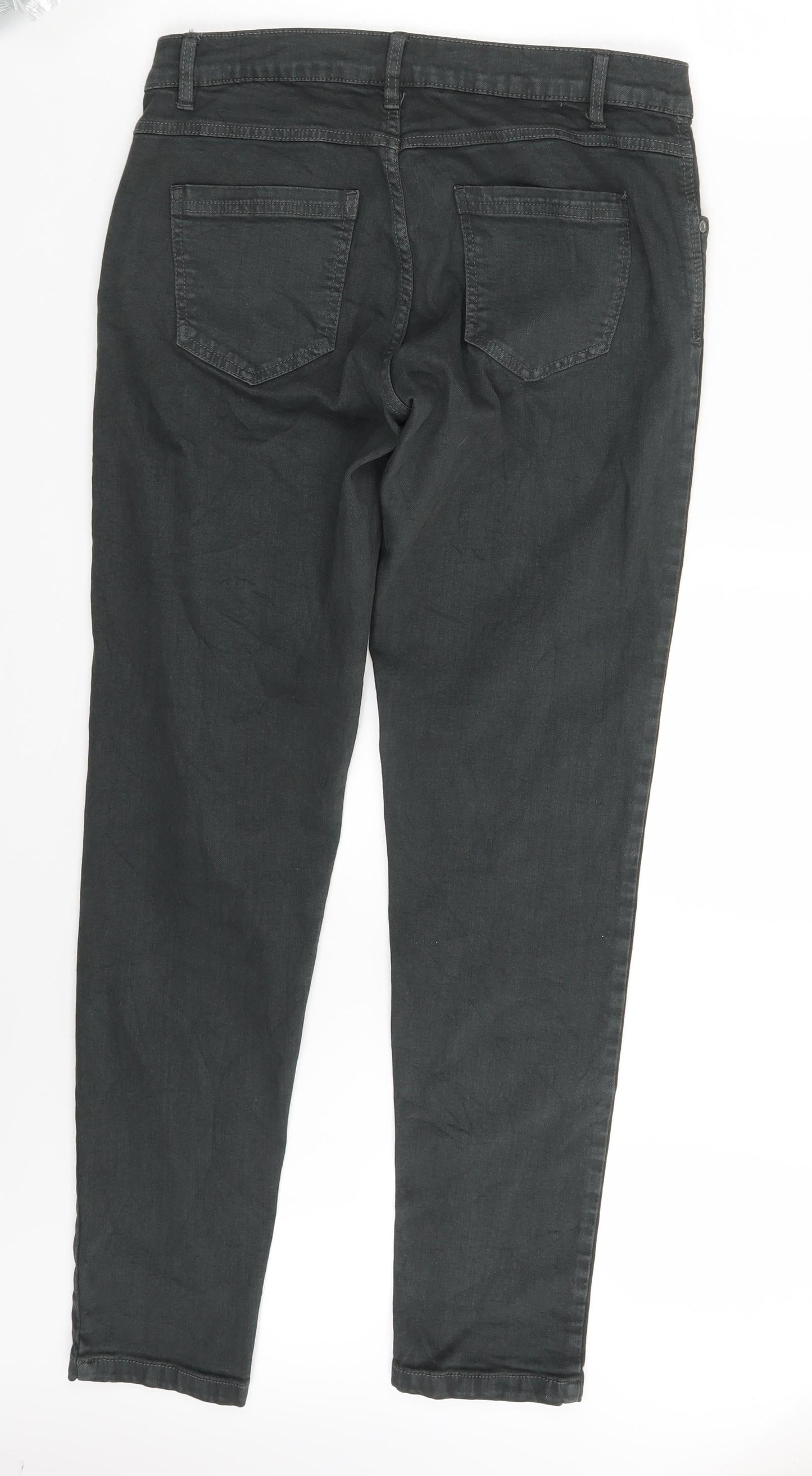 Up Fashion Womens Grey  Denim Skinny Jeans Size 10 L30 in