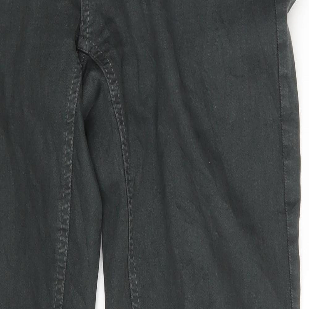 Up Fashion Womens Grey  Denim Skinny Jeans Size 10 L30 in