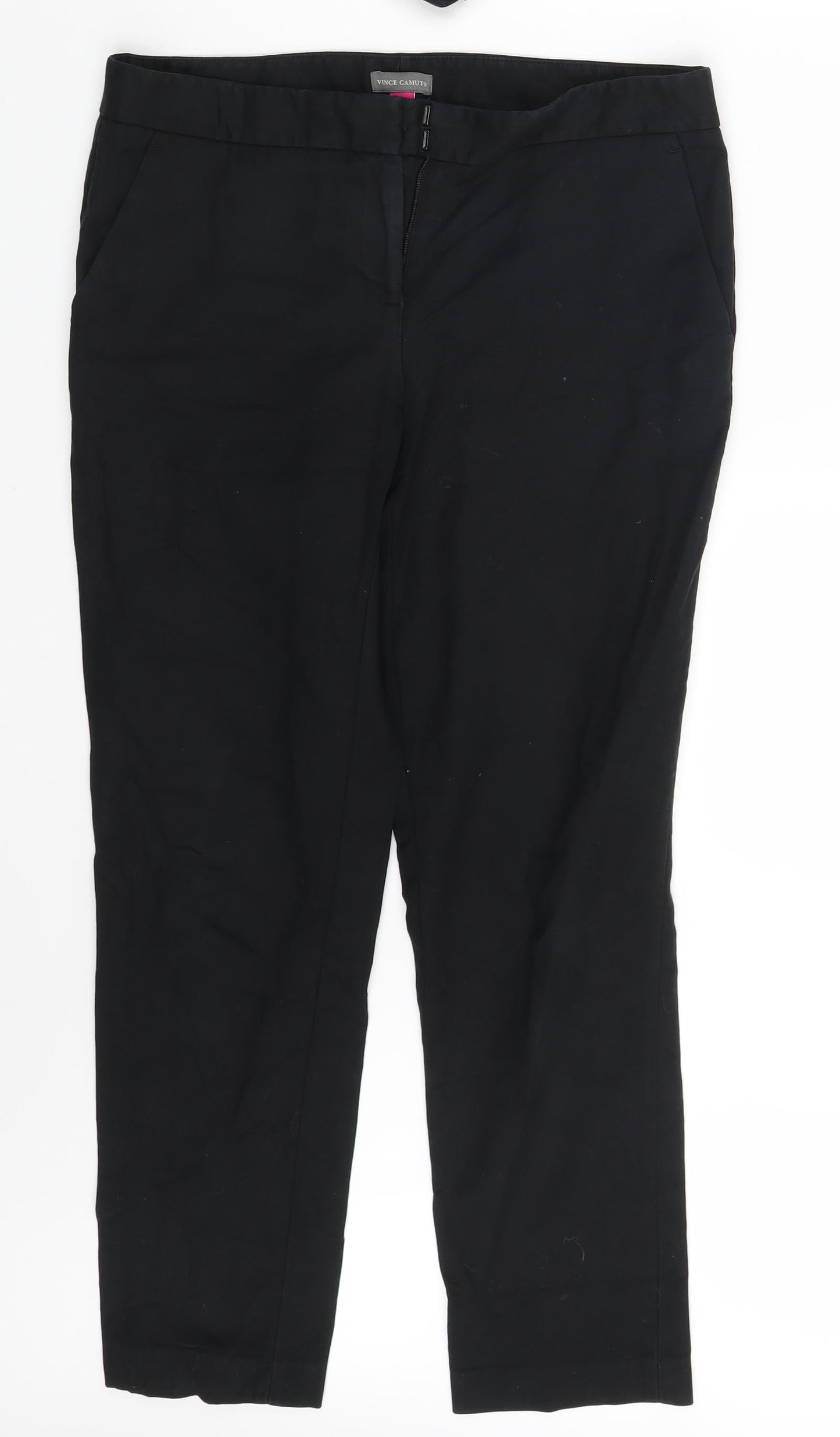 Vince Camuto Womens Black   Chino Trousers Size 6 L27 in