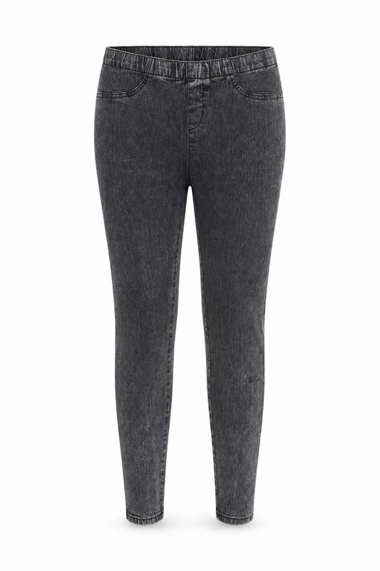 Preworn Womens Grey  Denim Jegging Leggings One Size L28 in