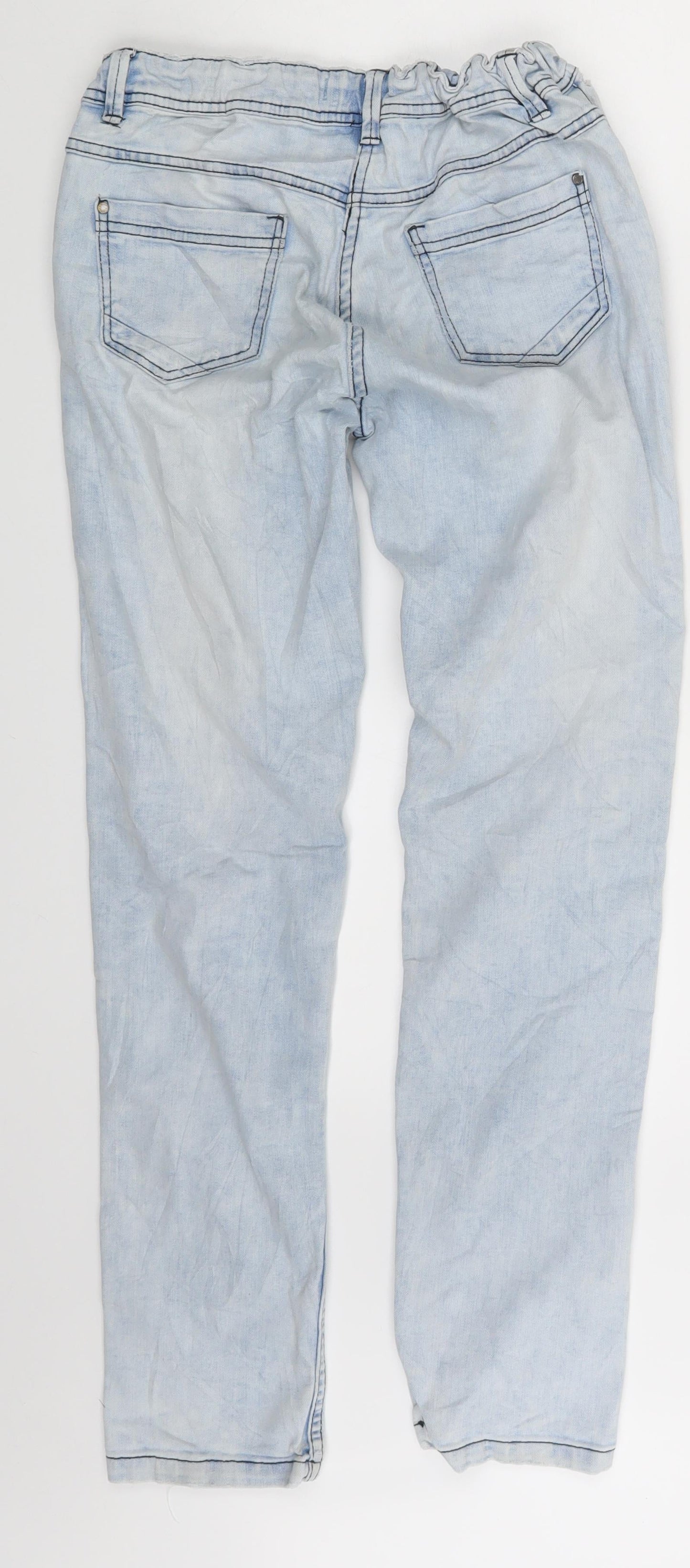 152 Jeans Girls Blue  Denim Straight Jeans One Size