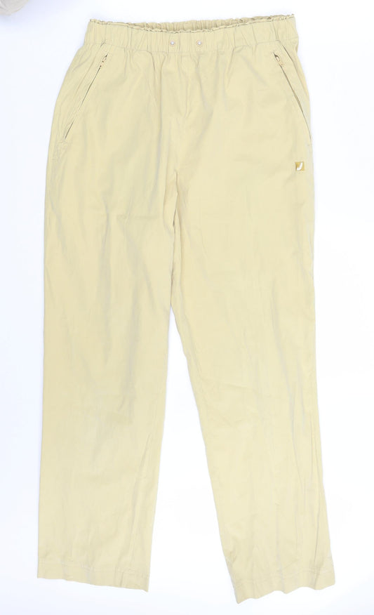 Joy Womens Yellow   Sweatpants Trousers One Size L27 in