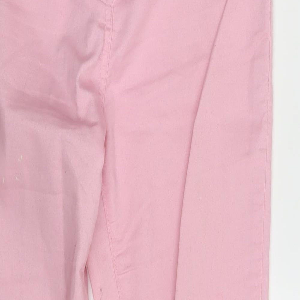 Parisian  Womens Pink  Denim Jegging Leggings Size 10 L28 in