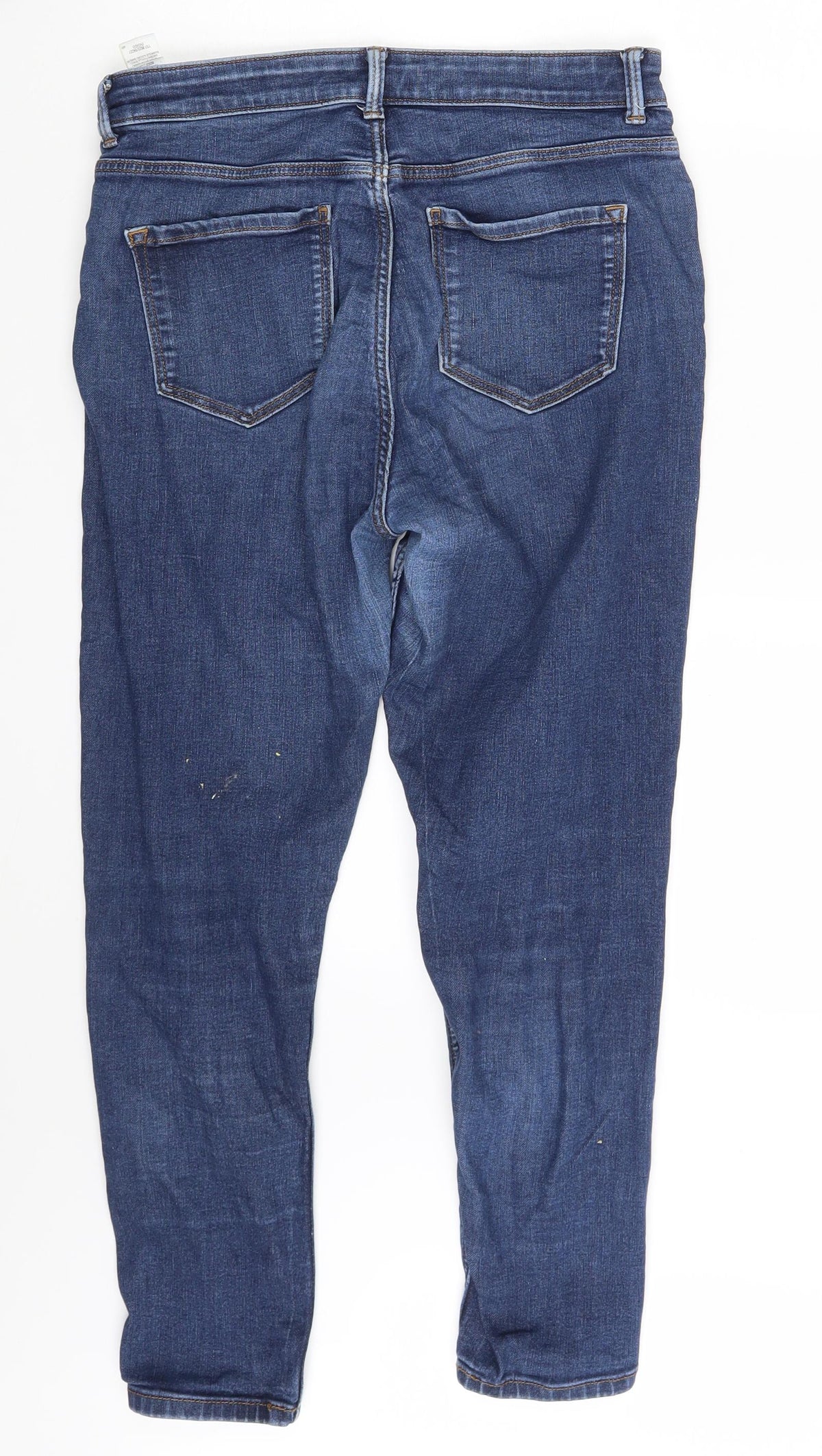 Marks & Spencer Womens Blue  Denim Skinny Jeans Size 12 L24 in