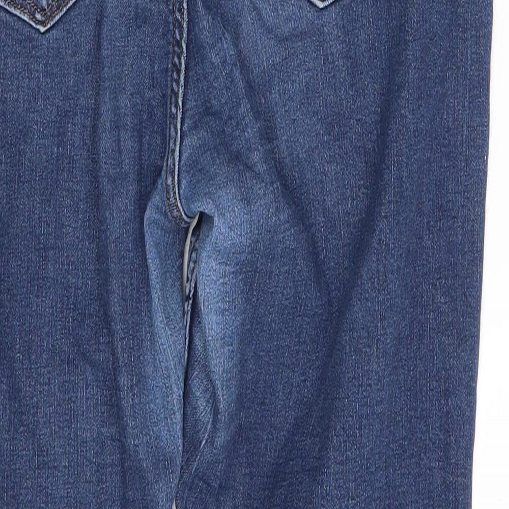Marks & Spencer Womens Blue  Denim Skinny Jeans Size 12 L24 in