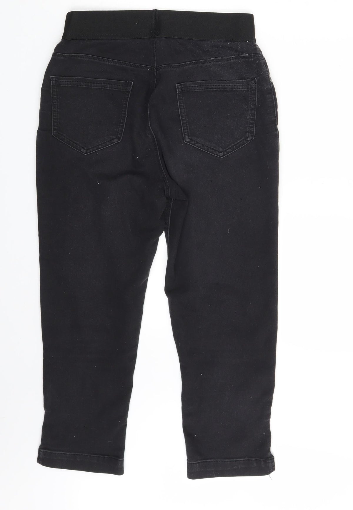 George Womens Black  Denim Jegging Leggings One Size L21 in