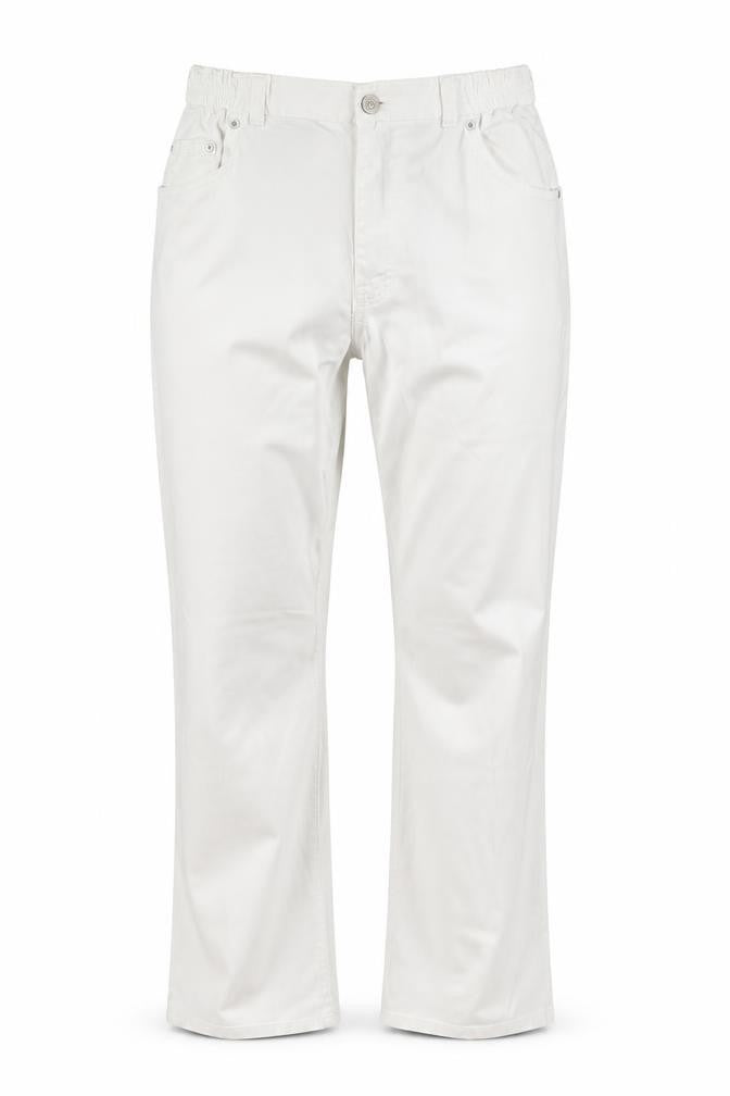 Original Jeanswear Womens White  Denim Straight Jeans One Size L28 in