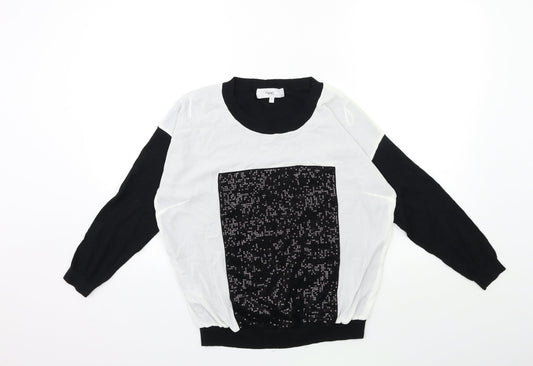 NEXT Womens Black   Pullover Jumper Size 12