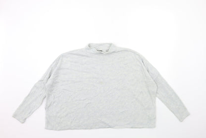 H&M Womens Blue  Knit Pullover Jumper Size M