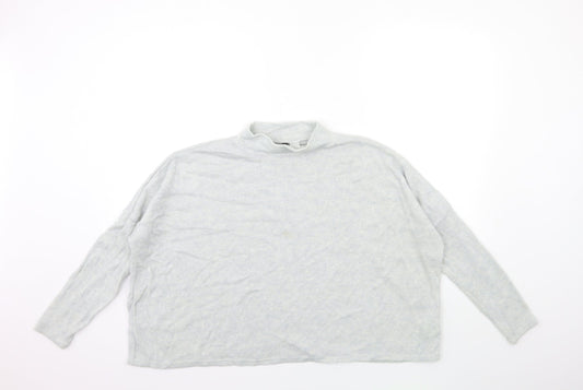 H&M Womens Blue  Knit Pullover Jumper Size M