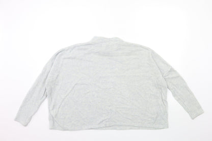 H&M Womens Blue  Knit Pullover Jumper Size M