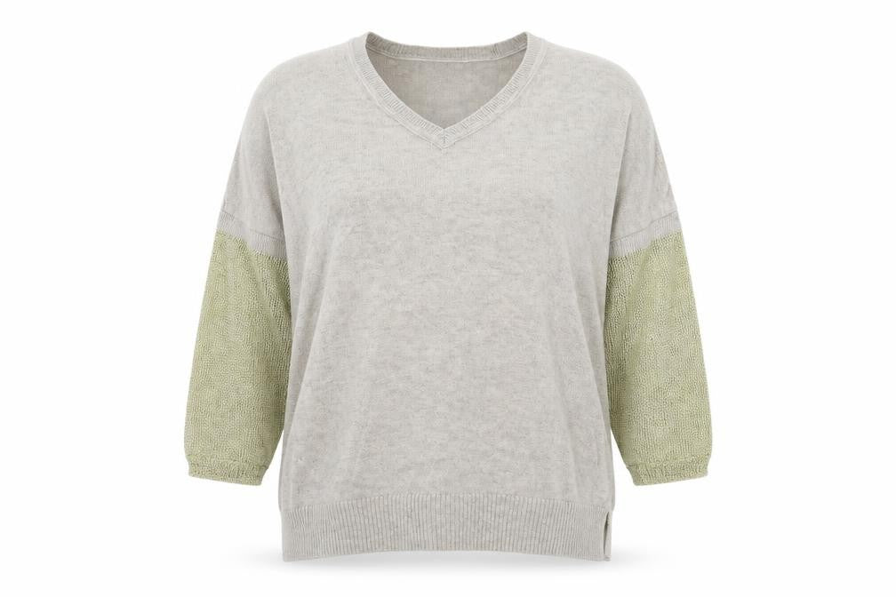 Saint Tropez Clothing Womens Grey  Knit Pullover Jumper Size S