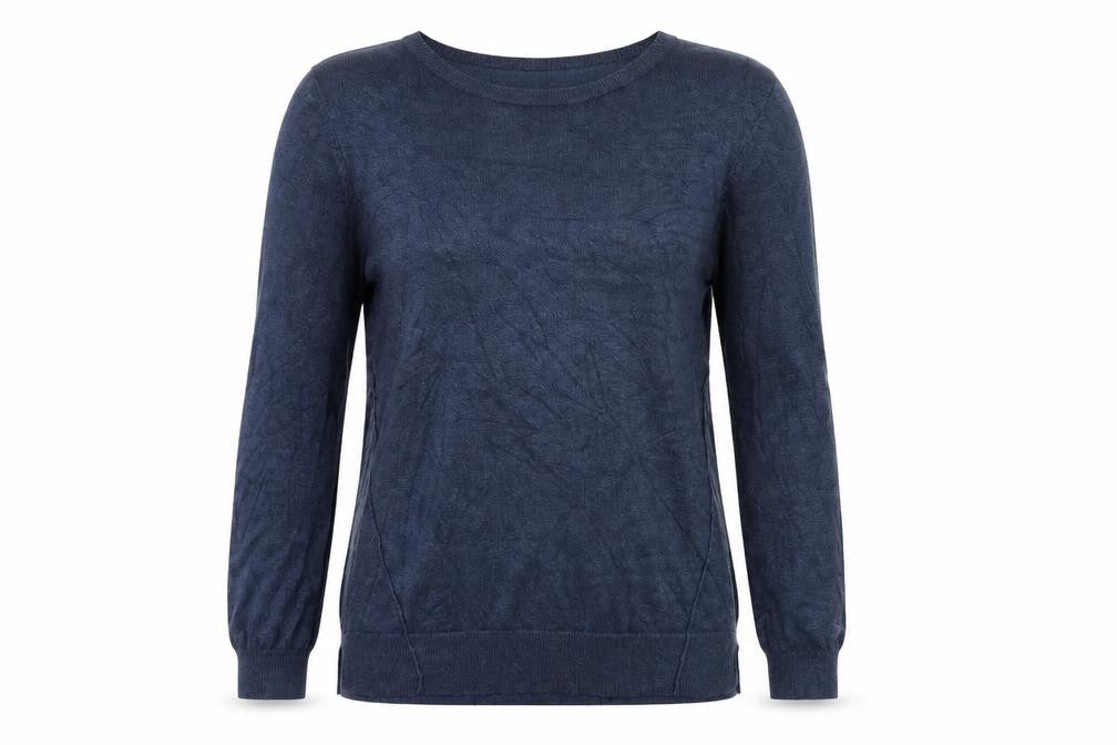 Now Womens Blue  Knit Pullover Jumper Size S