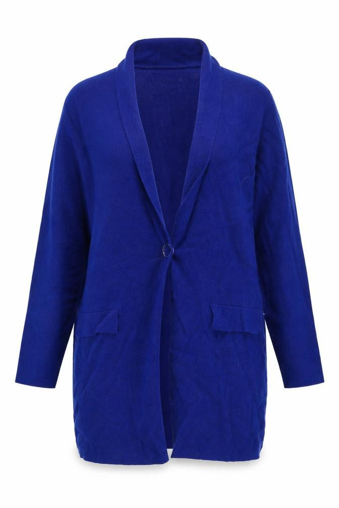 RESERVED Womens Blue  Knit Cardigan Jumper Size L