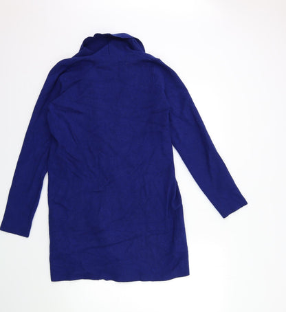 RESERVED Womens Blue  Knit Cardigan Jumper Size L