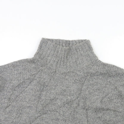 H&M Womens Grey  Knit Pullover Jumper Size S