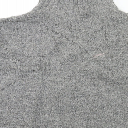 H&M Womens Grey  Knit Pullover Jumper Size S