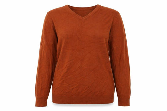 Peacocks Womens Brown  Knit Pullover Jumper Size L
