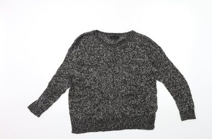 New Look Womens Black  Knit Pullover Jumper Size S