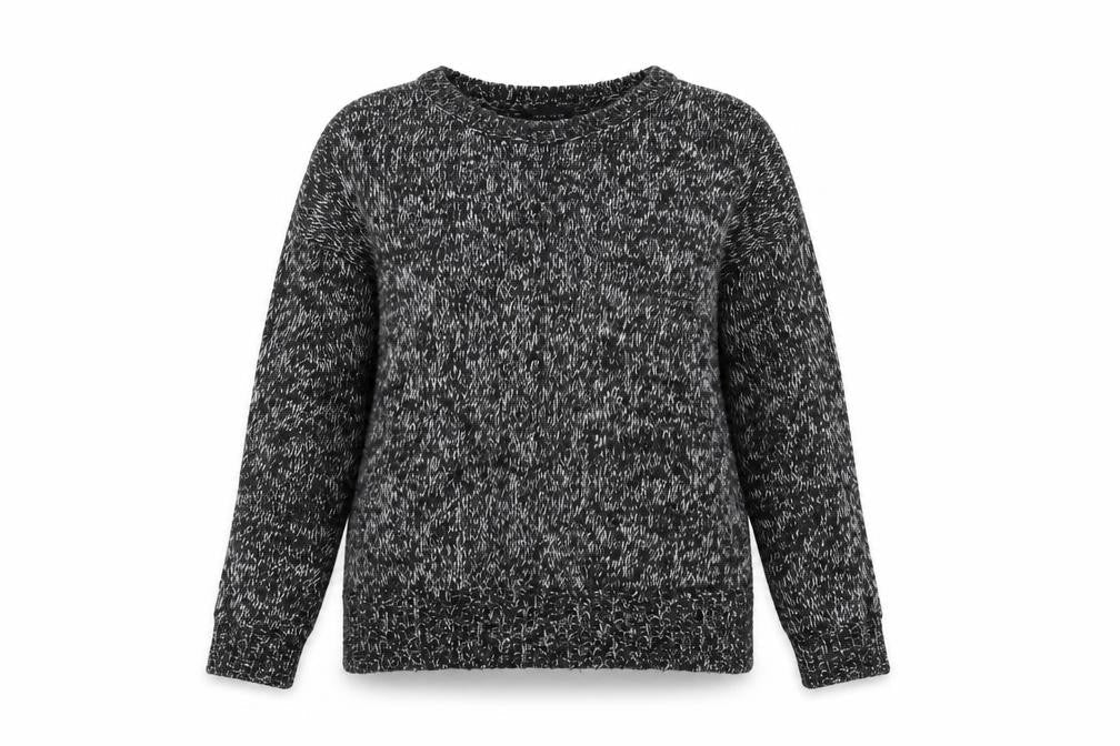 New Look Womens Black  Knit Pullover Jumper Size S