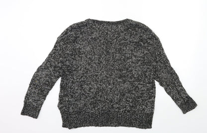 New Look Womens Black  Knit Pullover Jumper Size S