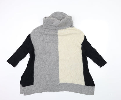 Paraphrase Womens Grey  Knit Cardigan Jumper Size M