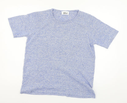Afibel Womens Blue  Knit Basic T-Shirt Size 20