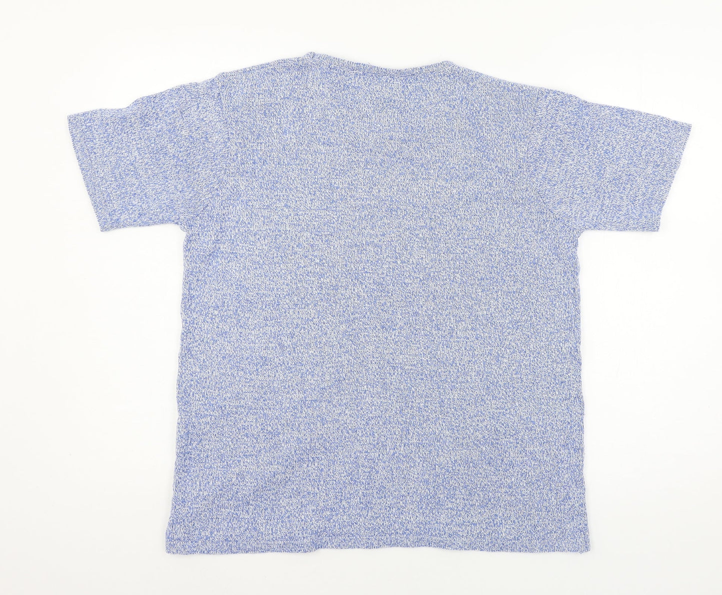 Afibel Womens Blue  Knit Basic T-Shirt Size 20