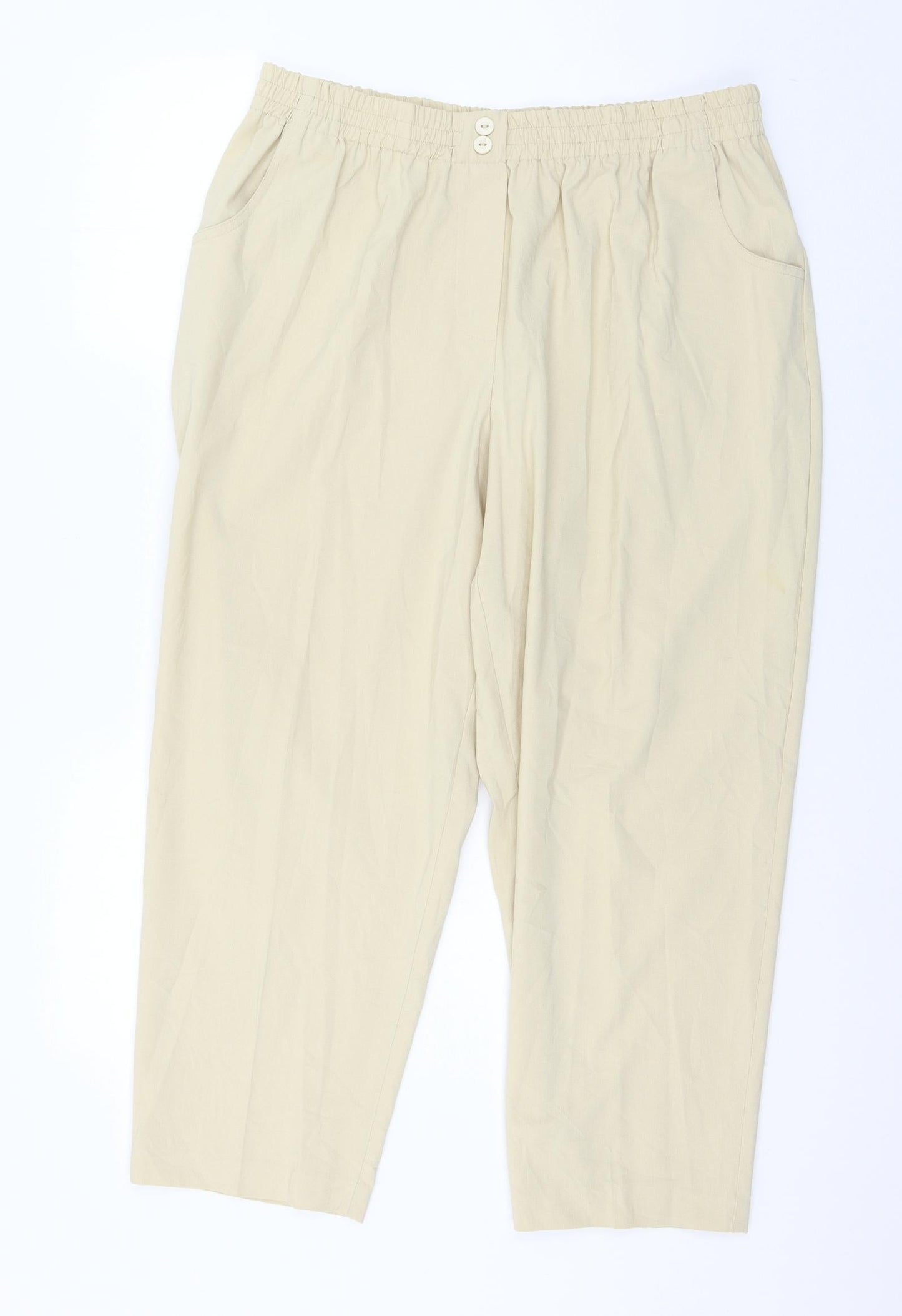trevia Womens Beige    Shorts Size 34 in