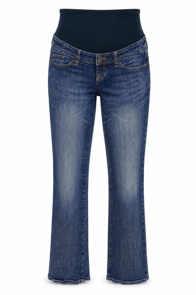 H&M Womens Blue  Denim Straight Jeans Size 8 L31 in