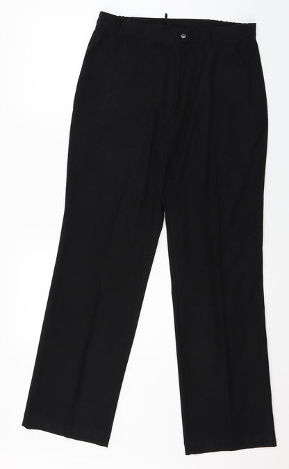 Agenda Womens Black   Trousers  Size 14 L29 in