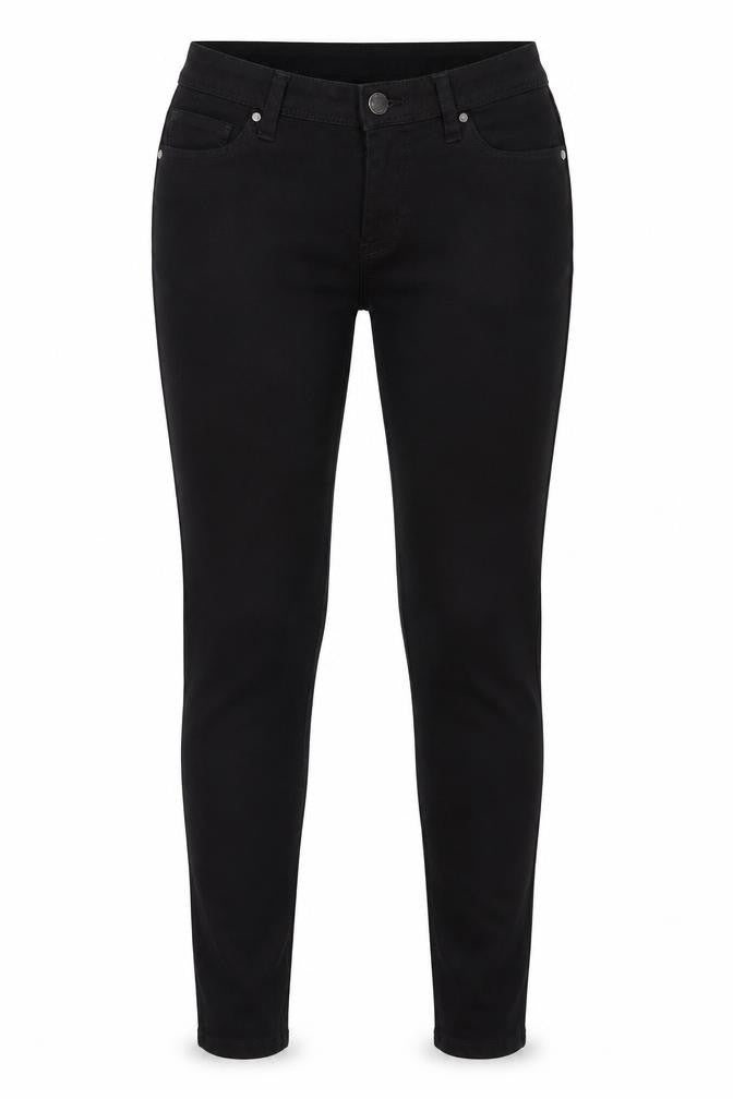 Denim & Co. Womens Black  Denim Skinny Jeans Size 10 L25 in