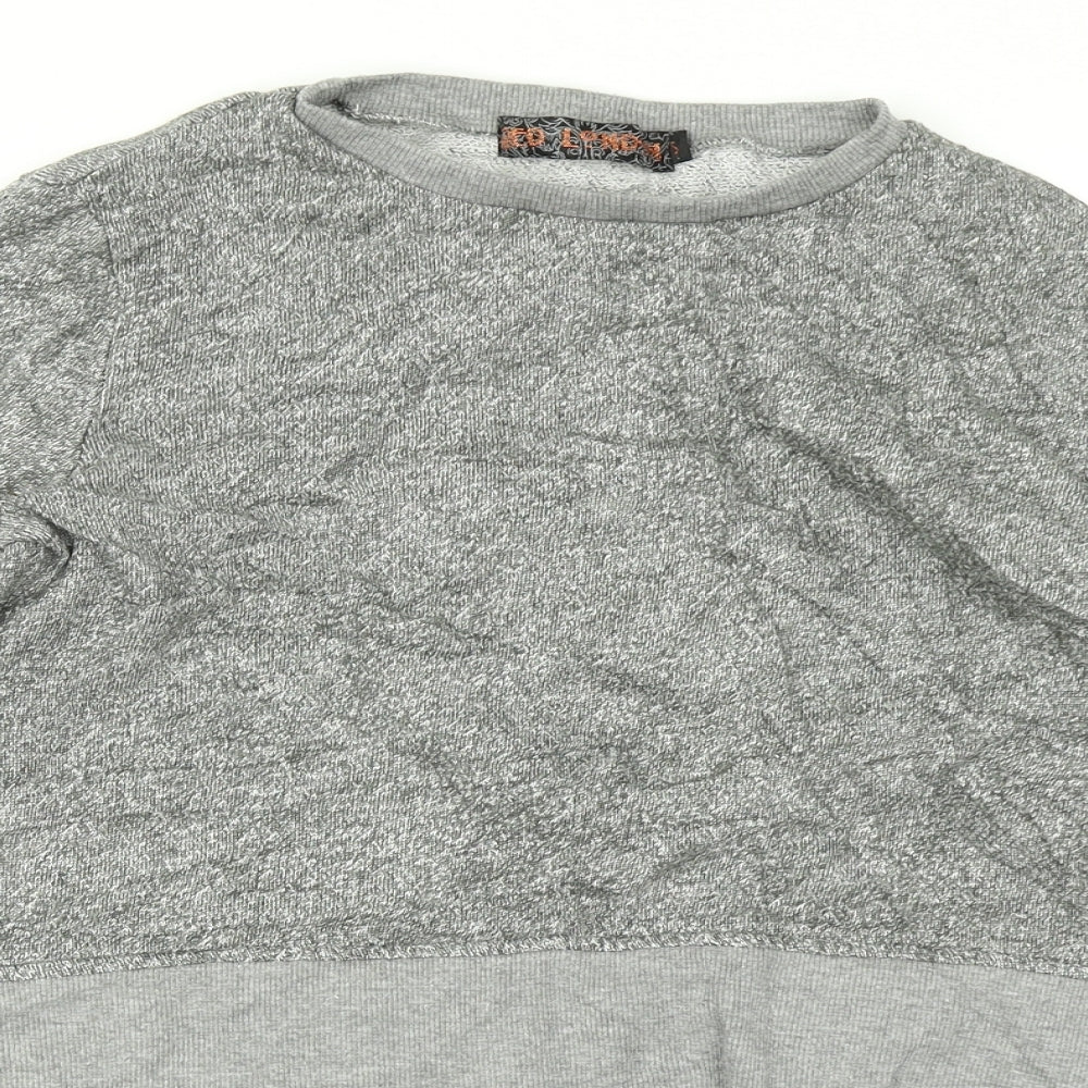 QED London Womens Grey   Pullover Sweatshirt Size S