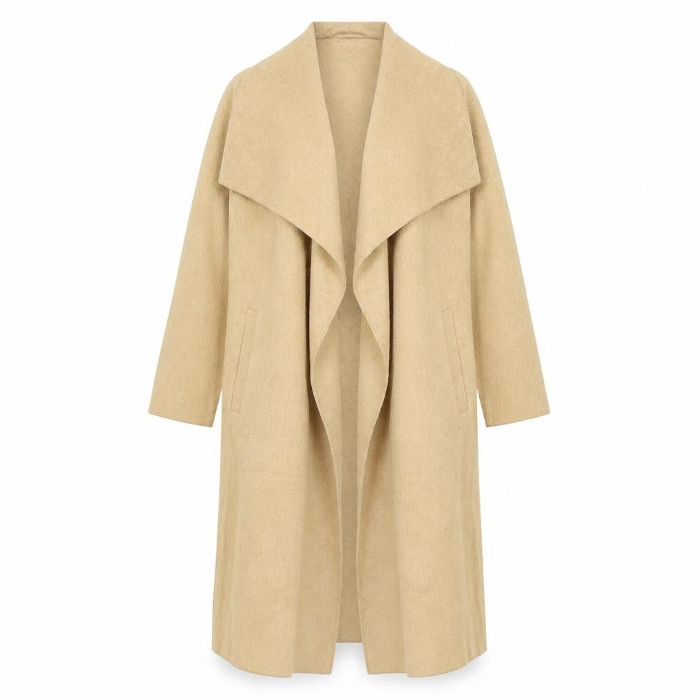 Jazzevar Womens Brown   Overcoat Coat Size S