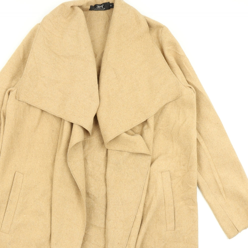 Jazzevar Womens Brown   Overcoat Coat Size S